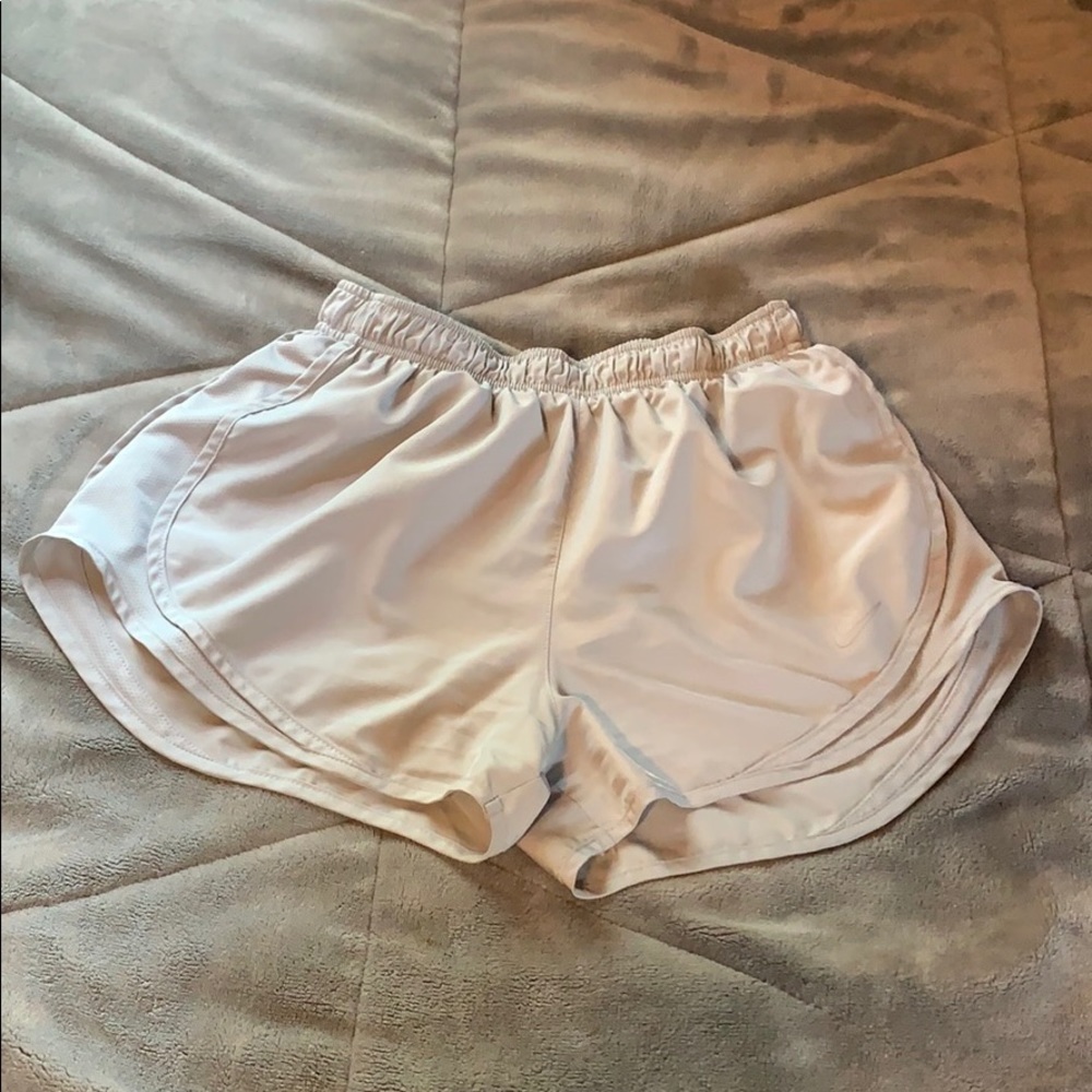 Light Gray Nike Dri-Fit Medium Athletic Shorts